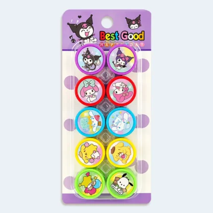 Kids Cartoon Mini Stamp Set – 10 Colorful Self-Inking Stamps