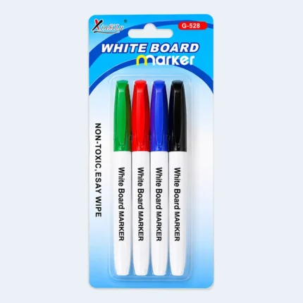 XinSiLu G-528 Whiteboard Markers Assorted Colors – 4 Pieces