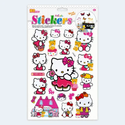 Kids Cartoon Decorative Sticker Sheet – Assorted Designs