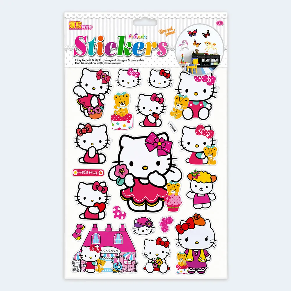 Kids Cartoon Decorative Sticker Sheet – Assorted Designs Kids Cartoon Decorative Sticker Sheet – Assorted Designs