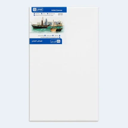 Q Line Artist Canvas 280 GSM Triple Gesso Primed Cotton Canvas