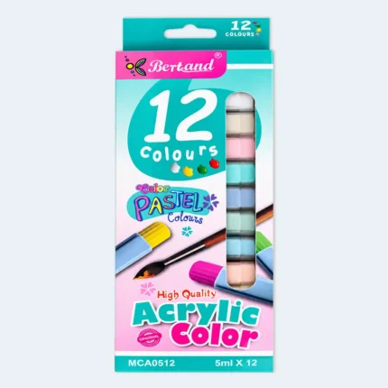 Bertand 12 Colours Acrylic Paint Set 5ml x 12