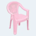 Kids Plastic Baby Chair with Armrests & Teddy Bear Backrest