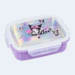 Kids Character Lunch Box with Locking Lid ( Purple )