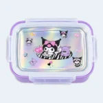Kids Character Lunch Box with Locking Lid ( Purple )