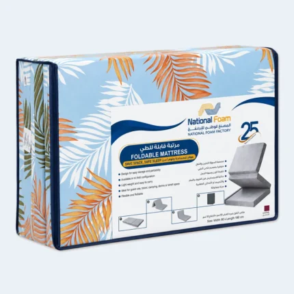 National Foam Foldable Mattress 90 × 190 × 10 cm