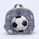 Kids 3-Piece Football Trolley School Bag Set with Lunch Bag & Pencil Case