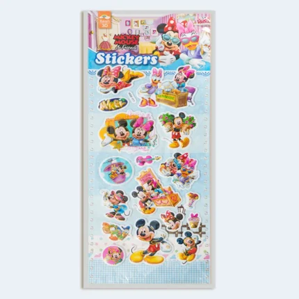 Mickey Mouse & Friends Kids 3D Decorative Sticker Sheet