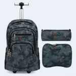 Carrycraft 3-Piece Kids Trolley School Bag Set – 17 Inch