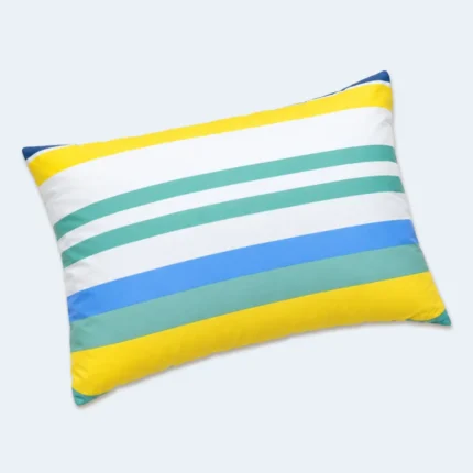 Striped Rectangular Sleeping Pillow – 55 × 35 cm