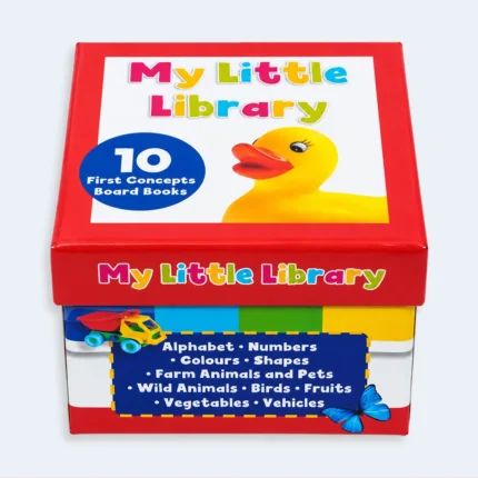 My Little Library 10 First Concepts Board Books Box Set for Kids