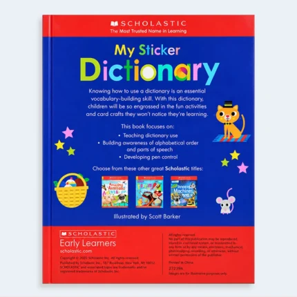 Scholastic My Sticker Dictionary with 500+ Stickers – Age 5+