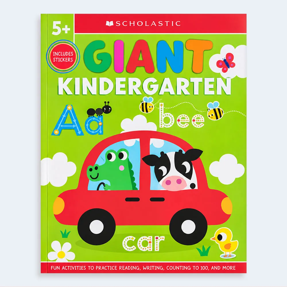 Scholastic Giant Kindergarten Activity Book with Stickers – Age 5+ Scholastic Giant Kindergarten Activity Book with Stickers – Age 5+