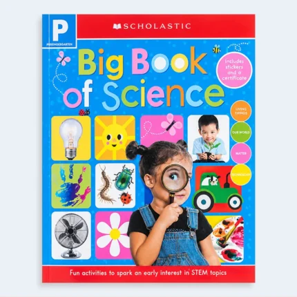 Scholastic Big Book of Science Prekindergarten Activity Book with Stickers