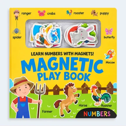 Kids Magnetic Play Book – Learn Numbers with Magnets