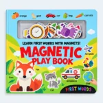 Kids Magnetic Play Book – Learn First Words with Magnets