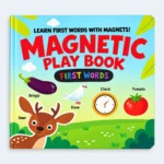 Kids Magnetic Play Book – Learn First Words with Magnets