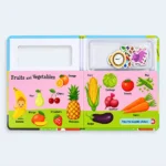 Kids Magnetic Play Book – Learn First Words with Magnets