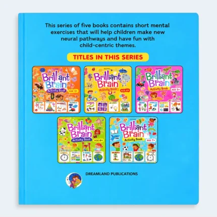 Dreamland Brilliant Brain Activity Book for Kids – Age 7+