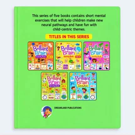 Dreamland Brilliant Brain Activity Book for Kids – Age 6+