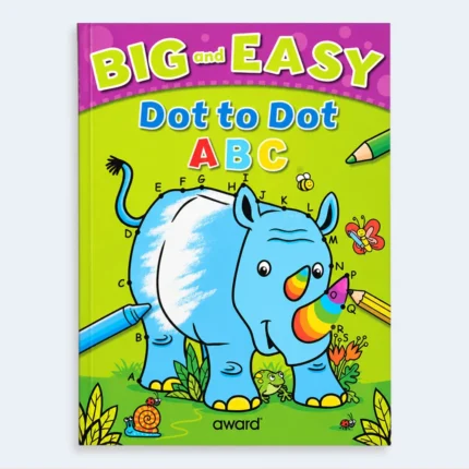 Big and Easy Dot to Dot ABC Activity Book for Kids