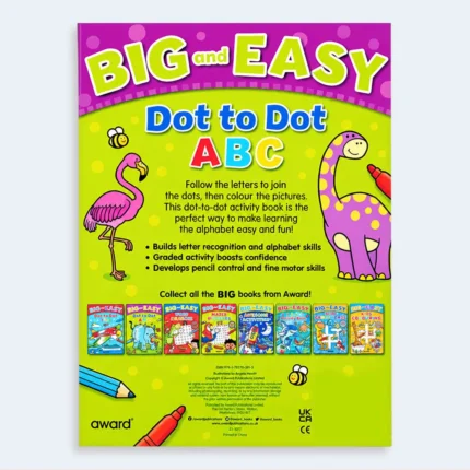 Big and Easy Dot to Dot ABC Activity Book for Kids
