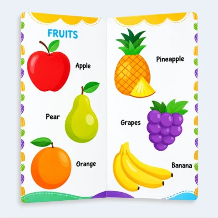 My Big Board Book of Fruits and Vegetables for Kids