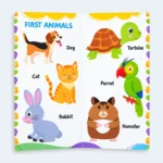 My Big Board Book of Animals for Kids – Early Learning