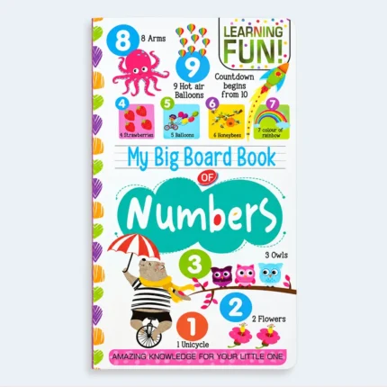 My Big Board Book of Numbers – Early Learning Counting Book for Kids