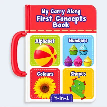 My Carry Along First Concepts 4-in-1 Learning Book for Kids