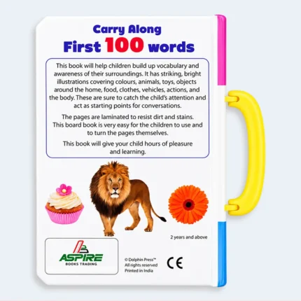 Carry Along First 100 Words Picture Learning Book for Kids