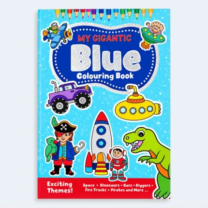 My Gigantic Blue Colouring Book for Kids – Fun Activity Themes