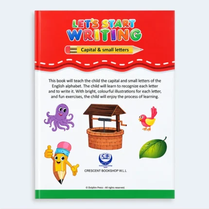 Let’s Start Writing Capital & Small Letters Practice Book for Kids