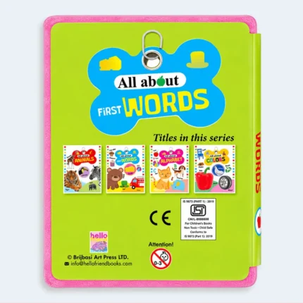 All About First Words – Early Learning Picture Book for Kids