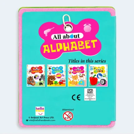 All About Alphabet Early Learning Picture Book for Kids