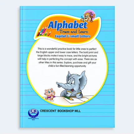 Alphabet Trace & Learn Capital and Small Letters Writing Book for Kids