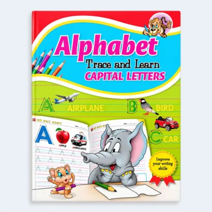 Alphabet Trace & Learn Capital Letters Writing Book for Kids