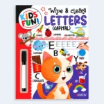 Kids Fun Wipe & Clean Capital Letters Writing Practice Book