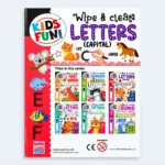 Kids Fun Wipe & Clean Capital Letters Writing Practice Book