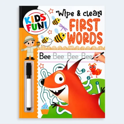 Kids Fun Wipe & Clean First Words Writing Practice Book