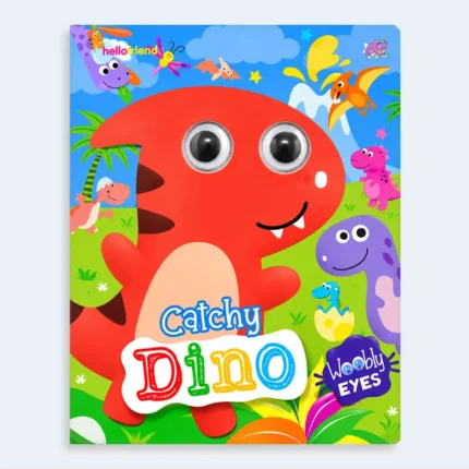 Catchy Dino Wobbly Eyes Kids Story & Picture Book