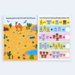 Animal Sticker & Activity Book with Puffy Stickers for Kids