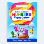 Colour and Learn Numbers Copy Colour Activity Book for Kids