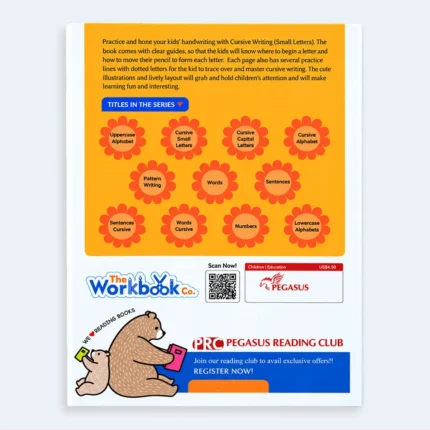 Cursive Small Letters Write & Learn Workbook for Kids