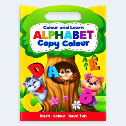 Colour and Learn Alphabet Copy Colour Activity Book for Kids