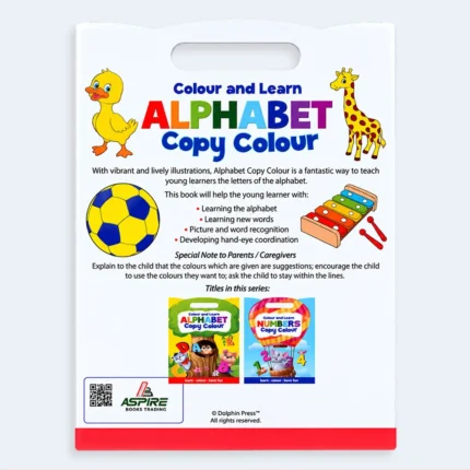 Colour and Learn Alphabet Copy Colour Activity Book for Kids