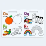 Colour and Learn Alphabet Copy Colour Activity Book for Kids