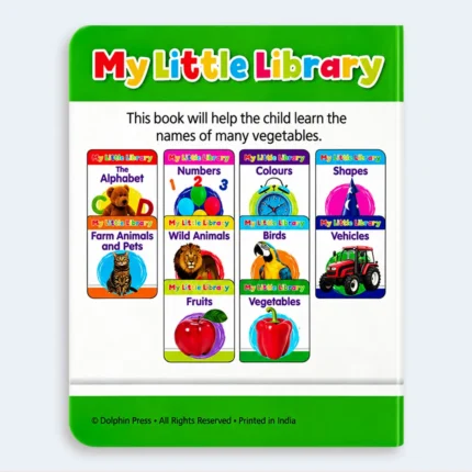 My Little Library – Vegetables Learning Book for Kids