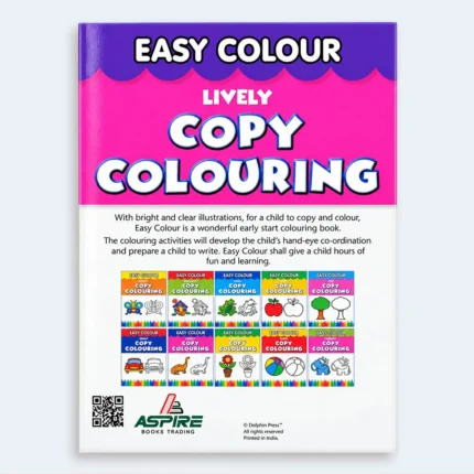 Easy Colour – Lively Copy Colouring Book for Kids