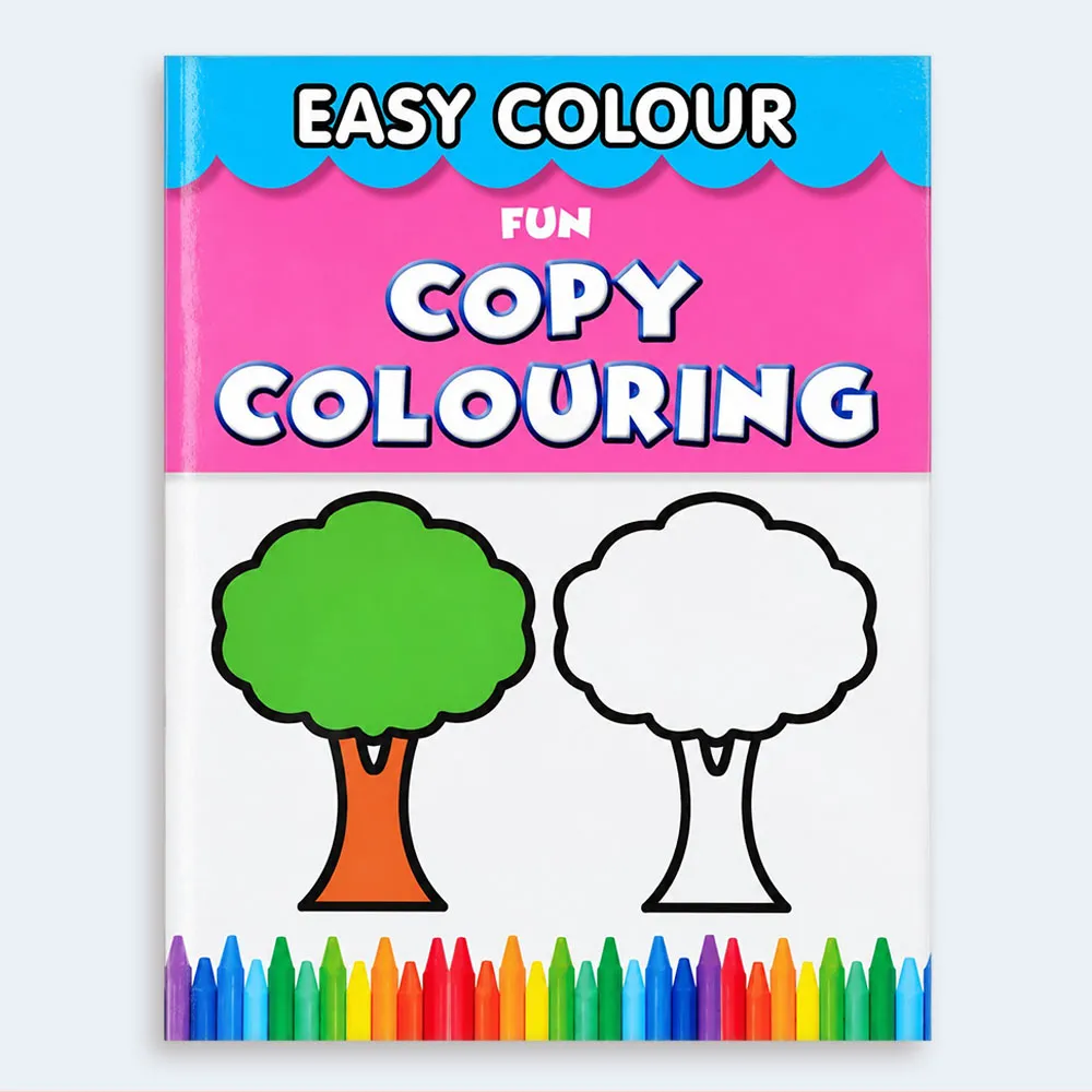 Easy Colour – Fun Copy Colouring Book for Kids Easy Colour – Fun Copy Colouring Book for Kids